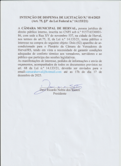 Intenção de Dispensa