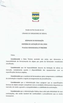 Despacho de Cancelamento