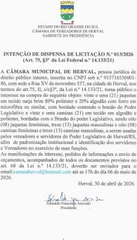 Intenção de Dispensa n 13